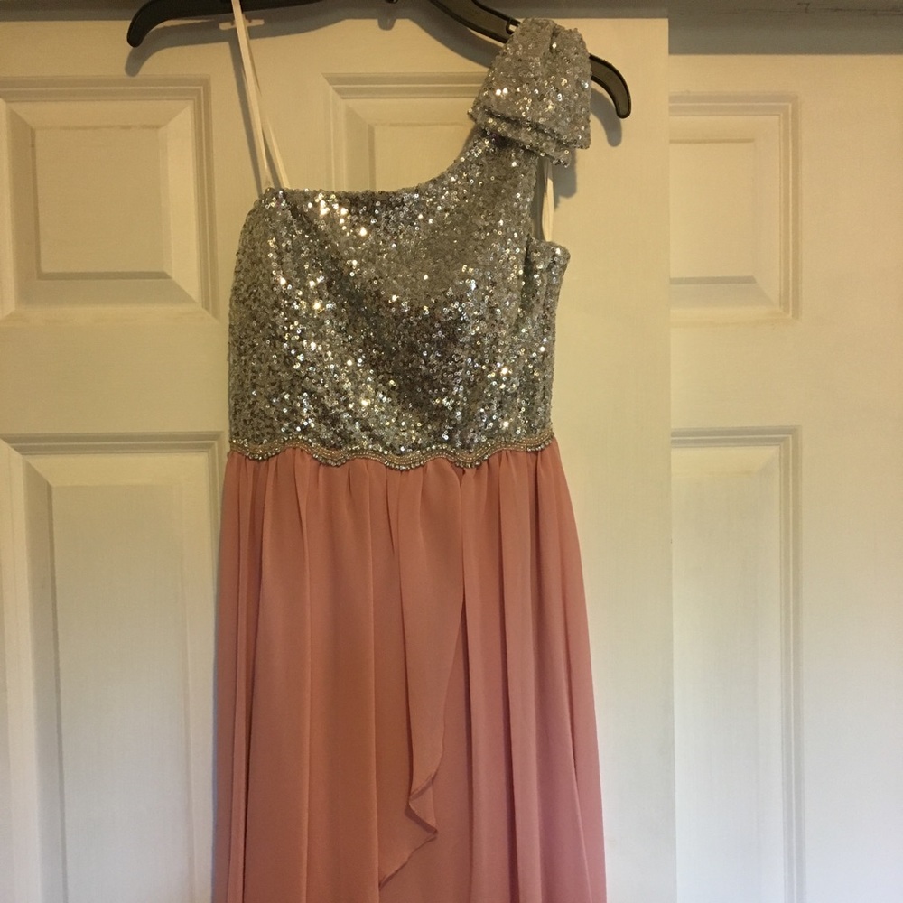 City studio pink prom dress